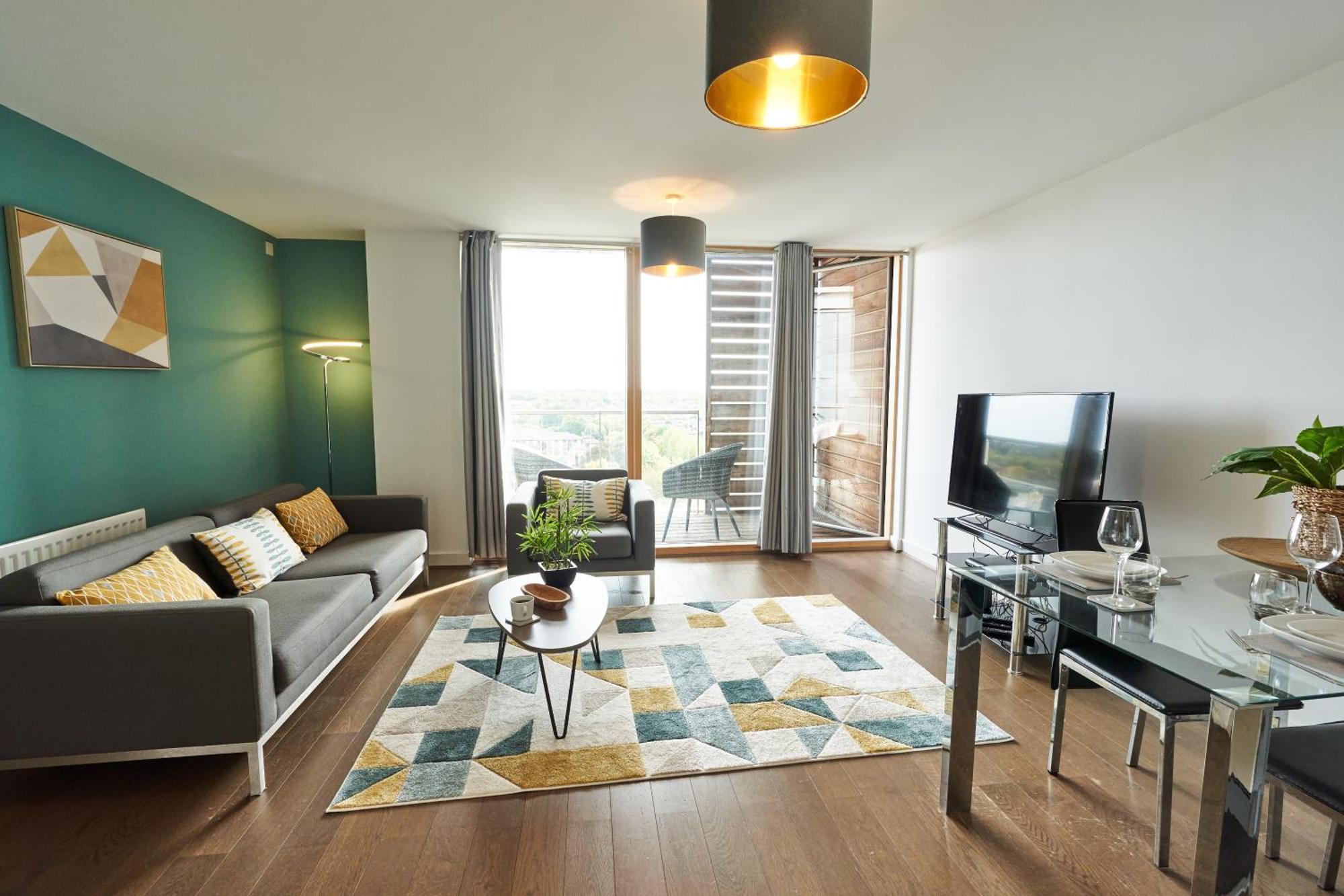 Shortstaymk Vizion Apartments, With Free Superfast Wi-Fi, Parking, Sky Sports And Movies Apartamento