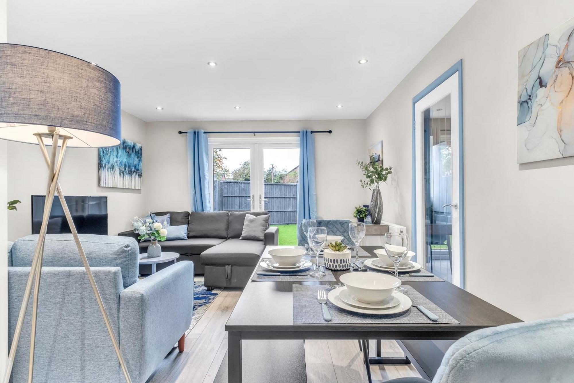Casa de férias Mk 2-bedroom Contractor's Gem, 5 Beds, Sleeps 6, Free Parking Milton Keynes