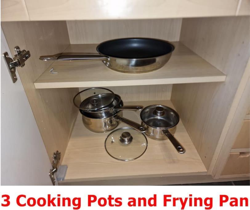 Apartment Nightrest Homes 6 Bedroom House- Smart Tv In Each - Parking - Wifi -milton Keynes *